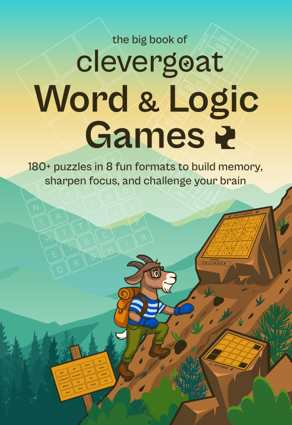 Clevergoat Word & Logic Games book cover